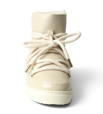 Inuikii Bottes en Cuir Gloss beige