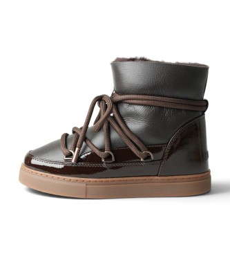 Inuikii Bottes en Cuir Gloss marron