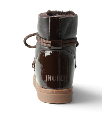 Inuikii Bottes en Cuir Gloss marron