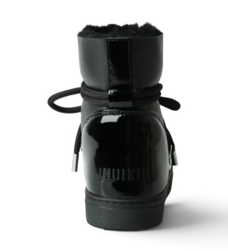 Inuikii Bottes en Cuir Gloss noir