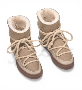 Inuikii Læderstøvler Classic beige
