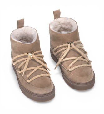 Inuikii Lederstiefel Classic Low beige
