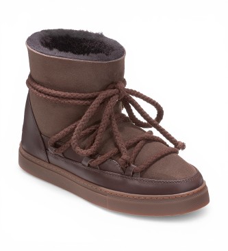 Inuikii Botas de Pele Classic marrom