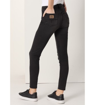 Lois Jeans Kavbojke Skinny Jeans Mid-rise black