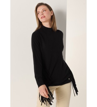 Lois Jeans Perkins-trja med krage och svarta fransar