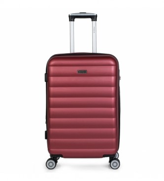 ITACA Set di valigie a 4 ruote 71200 marrone -55x65x75cm-