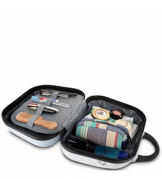 ITACA Set 50/60 CMS Suitcases and Toilet Bag ITACA 702600B white colour
