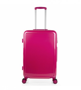 ITACA Set 50/60 CMS Suitcases and Toilet Bag ITACA 702600B colour fuchsia