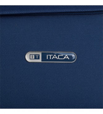 ITACA Valise de voyage à 2 roues T71950 marine -55x39x18cm
