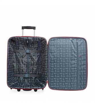 ITACA Travel Cabin 2 Wheeled Suitcase T71950 red -55x39x18cm