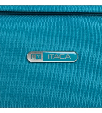 ITACA 2 Cabina da viaggio a 2 ruote Custodia T71950 turchese -55x39x18cm