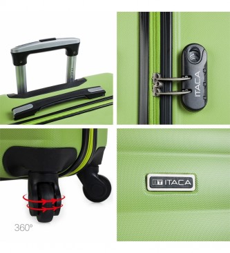 ITACA Pistachio 4 Wheeled Trolley Case 71250 -55x38x20cm