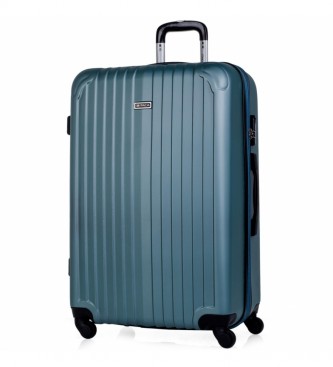 ITACA Grande valise de voyage XL rigide  4 roues T71570 anthracite -76x49x30cm