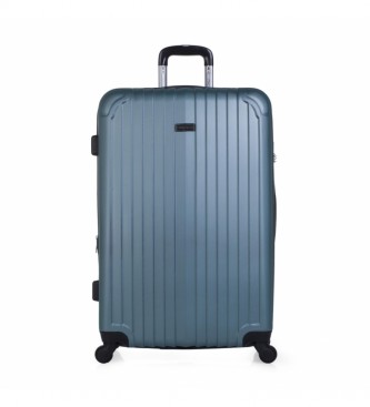 ITACA Grande valise de voyage XL rigide  4 roues T71570 anthracite -76x49x30cm