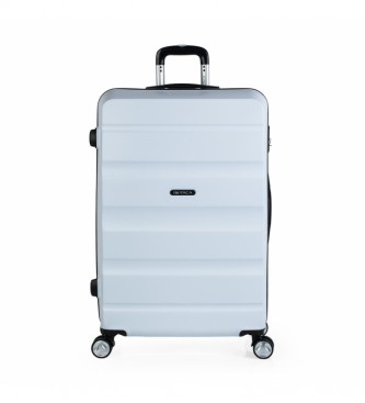ITACA 4 Wheeled Large Travel Case XL T71670 white -77x48x29cm
