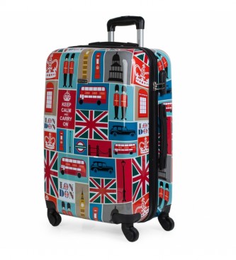 ITACA Medium Travel Case London Print Multicolour -64x45x25cm