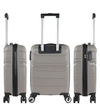 ITACA Koffer 55x40x20 Bristol grijs