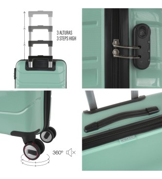 ITACA Maleta De Cabina 55x40x20 Bristol verde