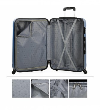 ITACA Maleta Trolley 73 marino