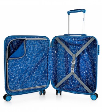 ITACA Petite valise cabine 702450 Bleu -55x40x20- Petite valise cabine 702450 Bleu -55x40x20- Petite valise cabine