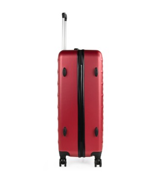 ITACA Grande valise Diamond maroon