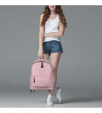 ITACA Backpack and Tote Bag Pink -31x43x14cm