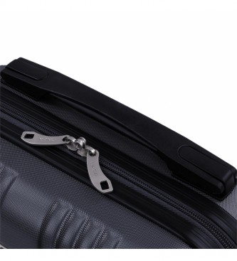 ITACA ABS Large Travel Toiletry Bag T71535 anthracite -33x26x14cm
