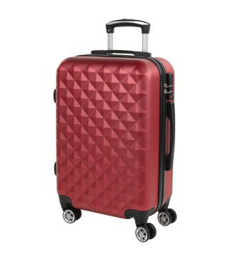 ITACA Valigia da cabina con combinazione TSA 771750 marrone