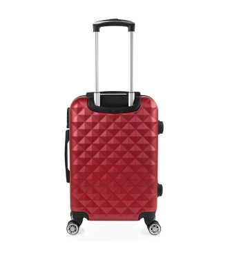 ITACA Valigia da cabina con combinazione TSA 771750 marrone