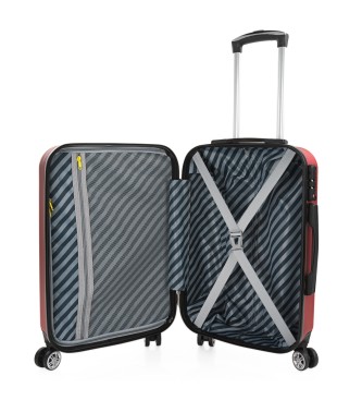 ITACA Valigia da cabina con combinazione TSA 771750 marrone