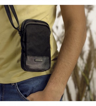 Arsamar Jaslen mini sac  bandoulire pour tlphone portable noir