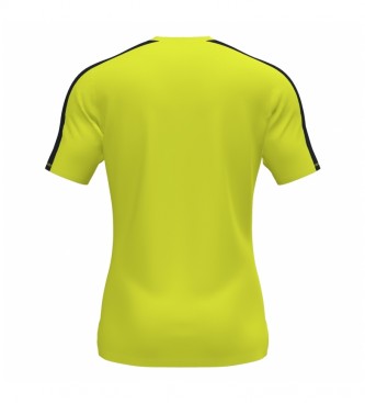 Joma  T-shirt de l'Académie jaune fluo, noir