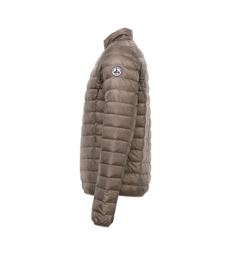 JOTT Manteau en duvet de plumes taupe mat