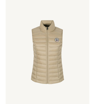 JOTT Donsgilet zijde beige