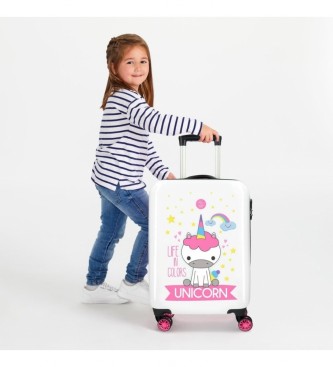 Joumma Bags Little Me Unicorn kajuitformaat koffer -34x55x20 cm