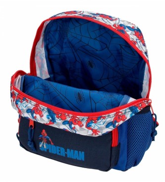 Disney Zaino Spiderman Hero 28 cm con carrello blu