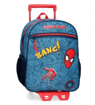 Spiderman Zaino Spiderman blu -27x33x11cm-