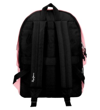 Pepe Jeans Aris Colorful backpack light pink
