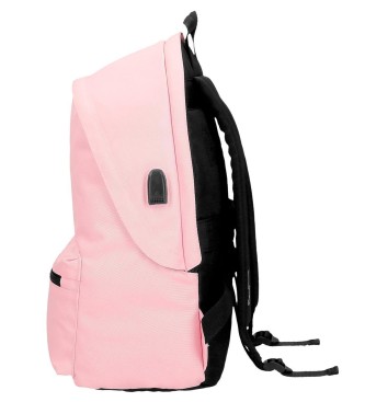 Pepe Jeans Aris Colorful backpack light pink