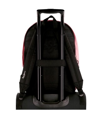 Pepe Jeans Aris Colorful backpack light pink