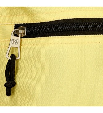Pepe Jeans Aris rugzak met etui geel
