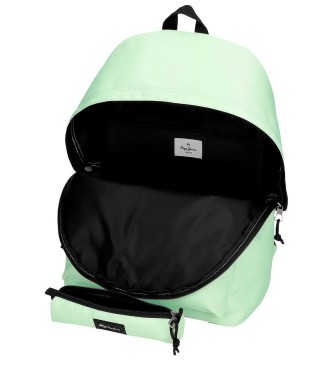 Pepe Jeans Zaino Aris con astuccio verde