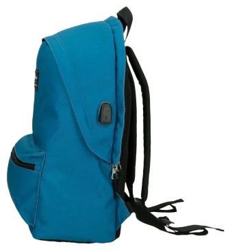 Pepe Jeans Plecak Aris z niebieskim pokrowcem