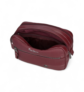 Pepe Jeans Borsa da toilette Sprig 2c. Bordeaux