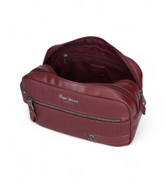 Pepe Jeans Borsa da toilette Sprig 2c. Bordeaux