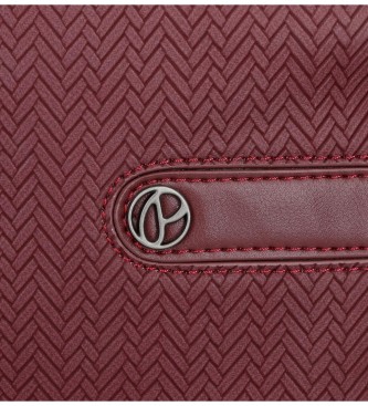 Pepe Jeans Borsa da toilette Sprig bordeaux