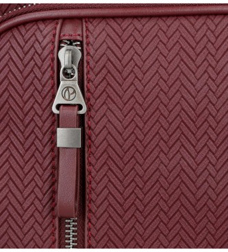 Pepe Jeans Borsa da toilette Sprig bordeaux