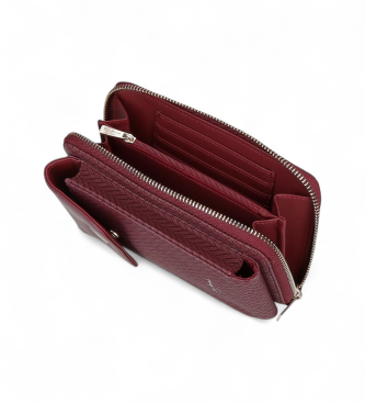 Pepe Jeans Borsa a tracolla per cellulare Sprig bordeaux