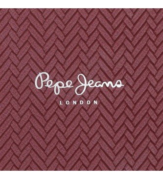 Pepe Jeans Borsa a tracolla per cellulare Sprig bordeaux