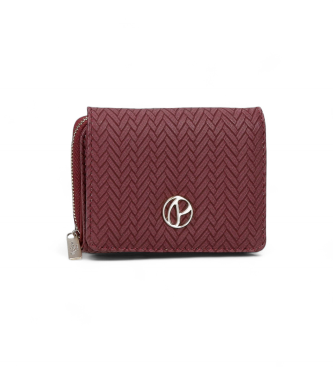 Pepe Jeans Liten plnbok Sprig vinrd